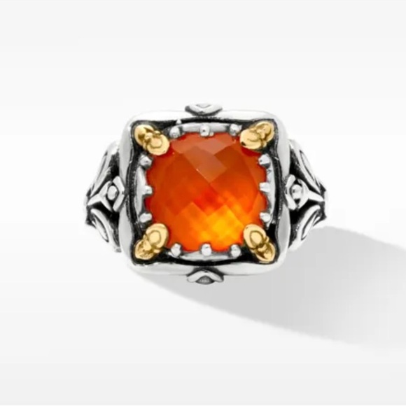 Konstantino Women’s Ring. Gen K Nightfall Ring. Sterling Silver and 18kt Gold. - Picture 2 of 4